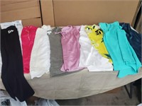 9 tops and 1 new skirt all size large