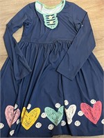 Size 10 girls navy dress. Excellent condition