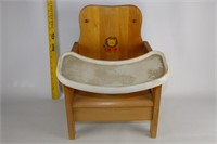 Vintage Wood Potty & High Chair