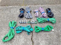 Assorted Safety Rope & (5) Shackles