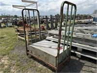 Heavy Steel Rolling Cart and Cabinet