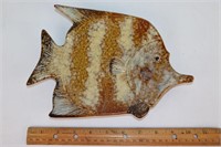 Large Pottery Serving Plate  Tang Fish