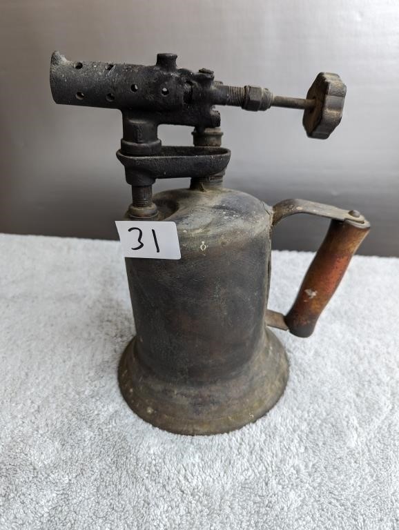 Antique Clayton Lambert 1921 Brass Blow Torch
