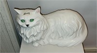 Vintage Original Lifesize Ceramic  Persian Cat