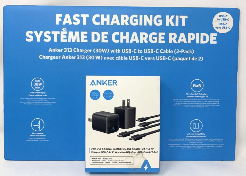 Anker Fast Charging Kit ( Usb C To Usb C )
