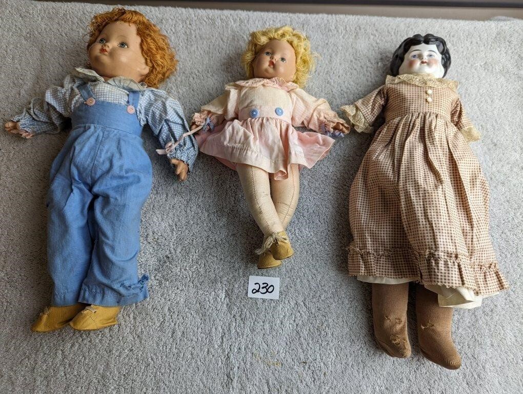 3 Nice Older Dolls