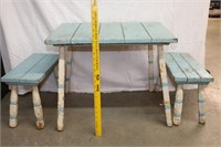 Antique Children's Play Table
