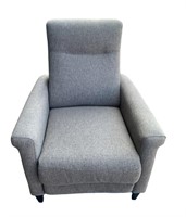 Grey Fabric Pushback Recliner *pre-owned/back