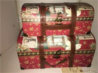 SUPER CUTE CHRISTMAS TRUNK NESTING BOXES