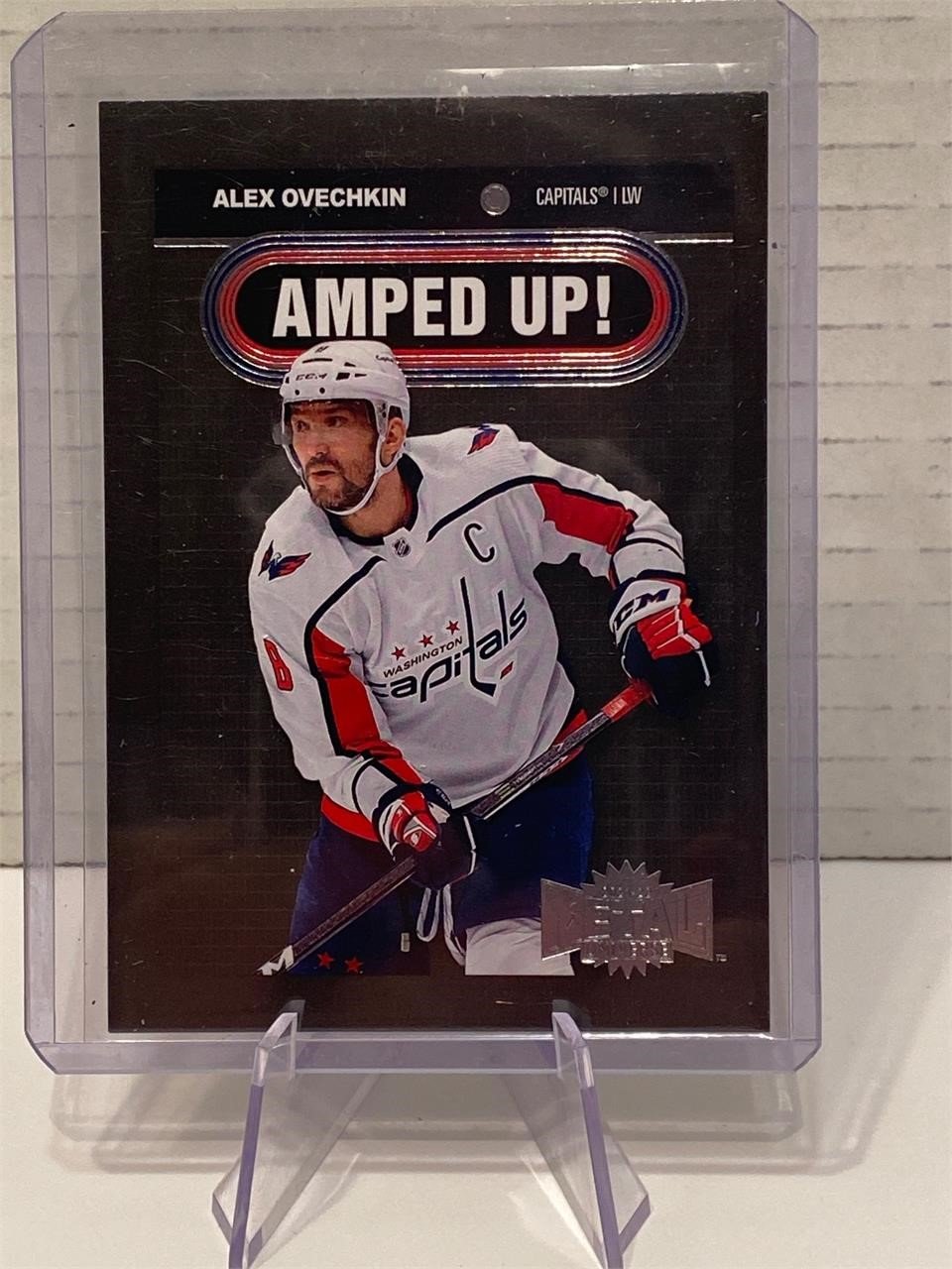 Alex Ovechkin Metal Universe Amped Up Card