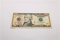 $10 Federal Reserve Note
