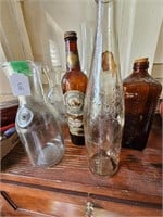 Decorative Bottles & Lantern