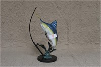 All Metal Swordfish Sculpture