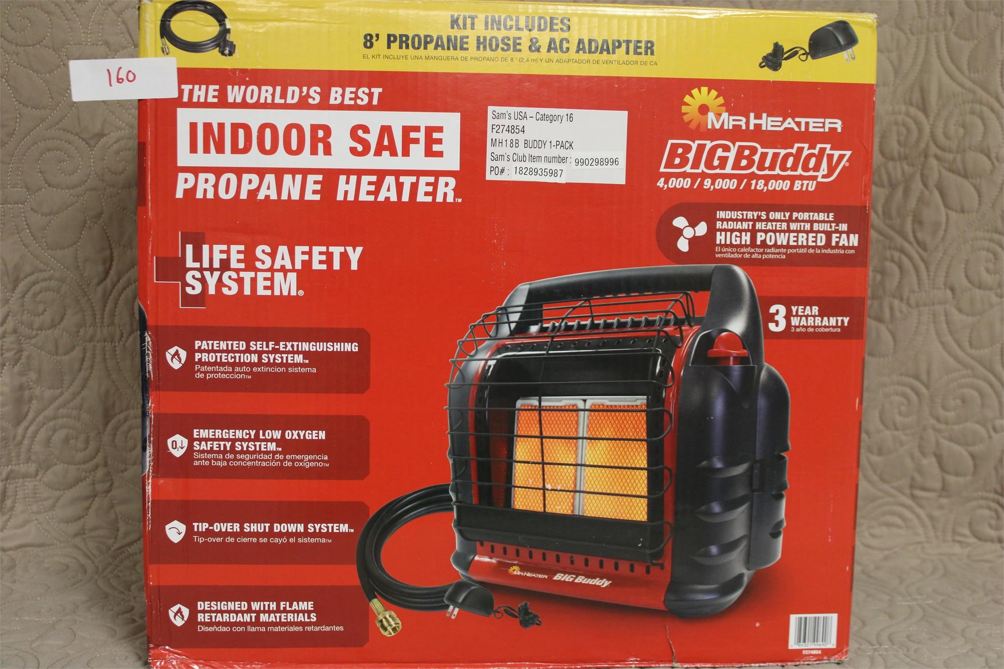 Bigbuddy Indoor Safe Propane Heater