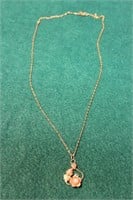 14K Gold Necklace W/ Pendant
