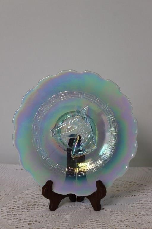 Glass Horse Plate