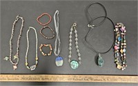 (6) Women's Necklaces & (3) Bracelets- Including