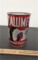 Calumet Baking Powder Tin- Nice Colors