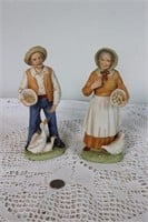 Old Couple Figurines