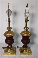 Maroon Lamps