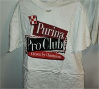 Purina Pro Club Advertising tee shirt x large