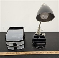 Desk Lamp & Desk Organizer