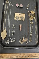 Quantity Jewelry- Including Crystal Pendant w