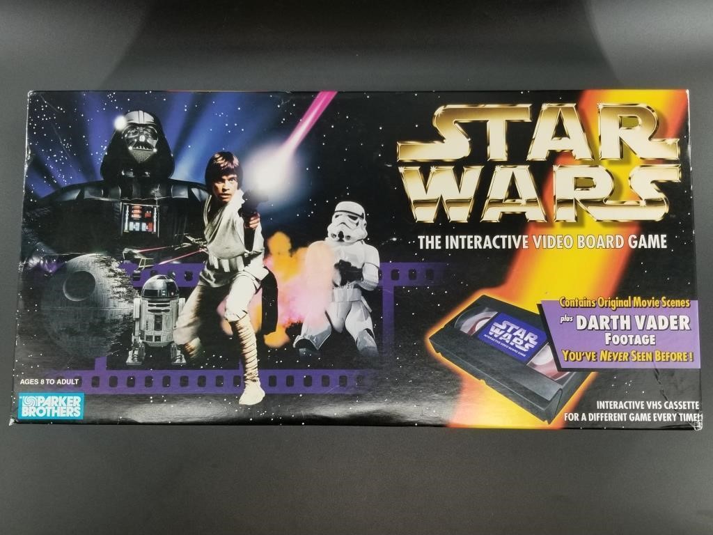 1996 Star Wars The Interactive Video board game, l