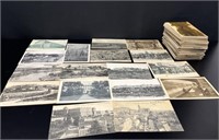 120+ Antique Postcards Black + White