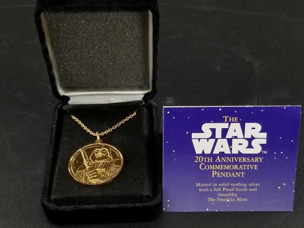 Franklin Mint Star Wars sterling silver and gold p