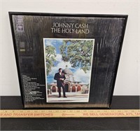 Framed Johnny Cash The Holy Land Vinyl