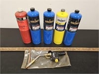 (5) Propane Fuel Tanks- Some w Contents and