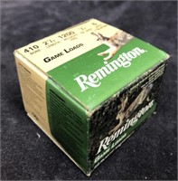 Remington 410. Game loads incomplete