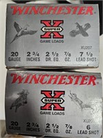 Winchester 20 Gauge 2 Full Boxes