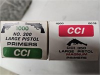 CCI Large Pistol Primers 1 Full 1 Partial