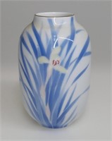 Fukagawa Porcelain Floral Vase