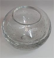 MCM Swedish? Control Bubble Art Glass Vase