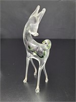 1970's Murano Style Glass Deer Figurine