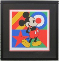 RED NOSE MICKEY MOUSE GICLEE BY PETER BLAKE