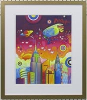 NEW YORK SKYLINE GICLEE BY PETER MAX