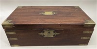 Antique Georgian Mahogany Campaign Writing Box w/