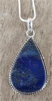 Blue Lapis Lazuli Gemstone Necklace