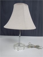 Modernist Lucite Base Table Lamp