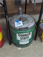 Quaker State Oil 5 Gallon Can