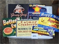 Lot of NOS Fruit Crate Labels