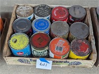 Lot of Vintage Oil Cans