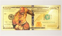 100 Usd Luke Cage 24k Gold Foil Bill