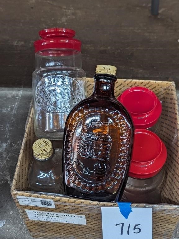 Bicentennial Jars and Syrup Bottles