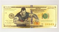 100 Usd Colossus 24k Gold Foil Bill
