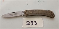 REMINGTON KNIFE  BIRD DOG BRASS KNIFE 1989